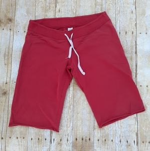Lucky Brand XS Capri Sweatpants Red Eagle